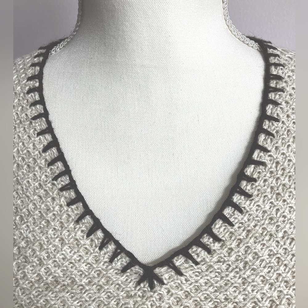 Christopher & Banks Women’s Pullover Sweater, Medium, Ecru/Natural - Picture 3 of 3